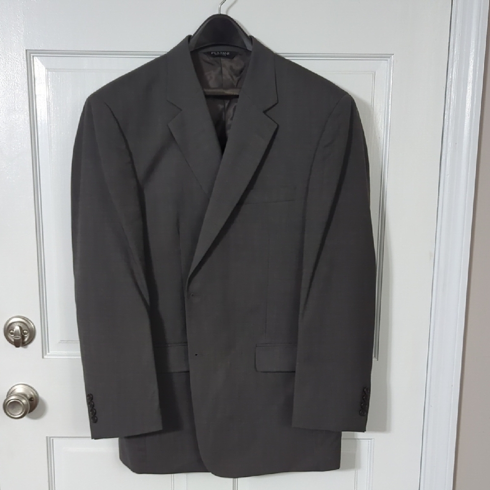 Claiborne Gray Sport Coat with Notched Lapels